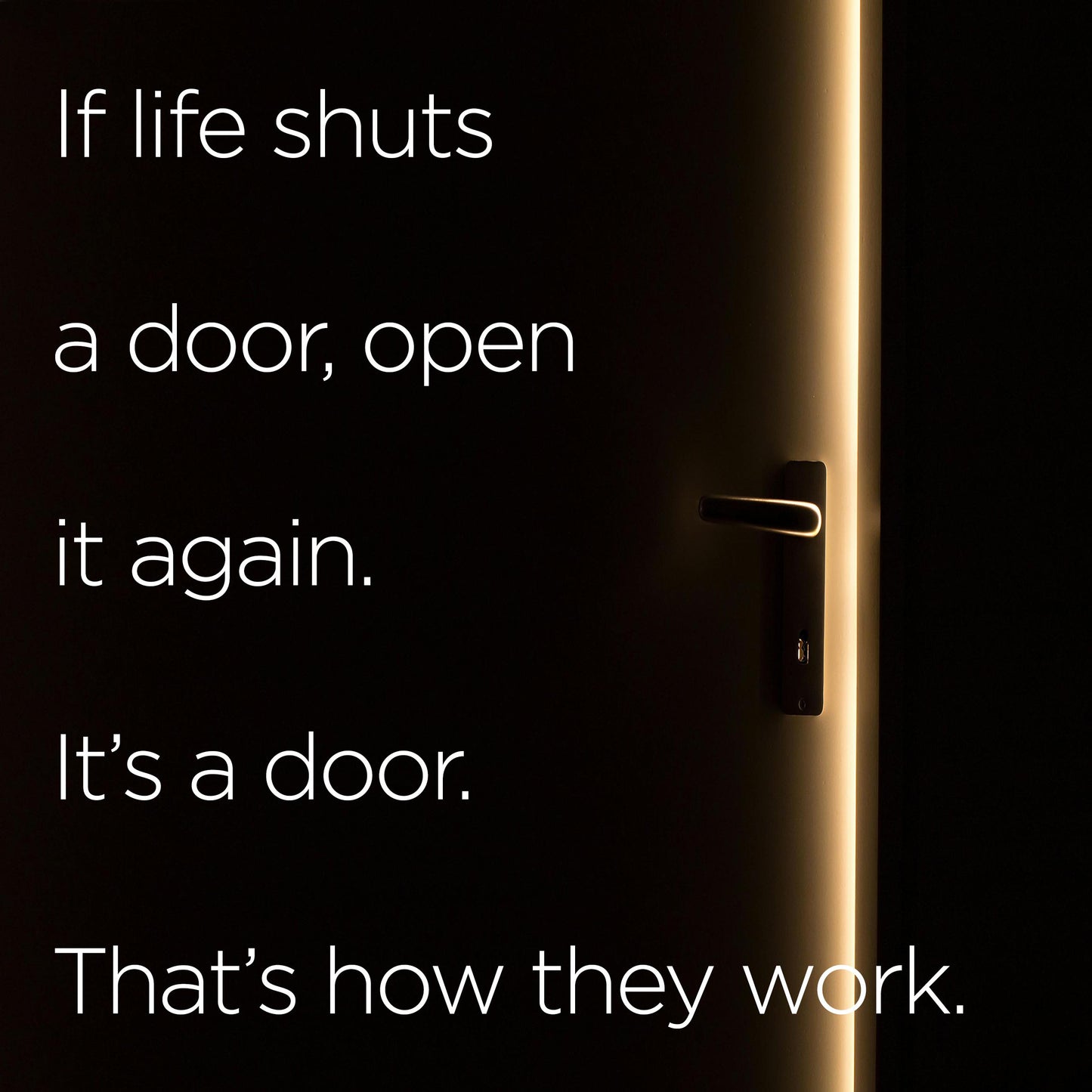 If life shuts a door - digital download