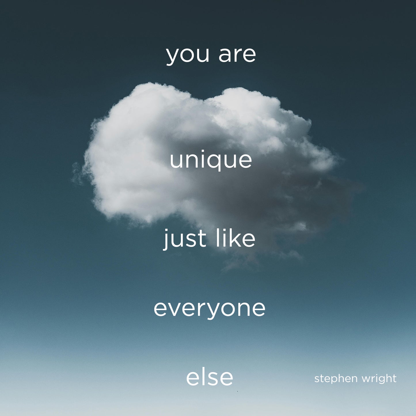 You are unique - digital download