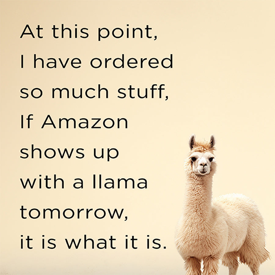 If a llama shows up - digital download